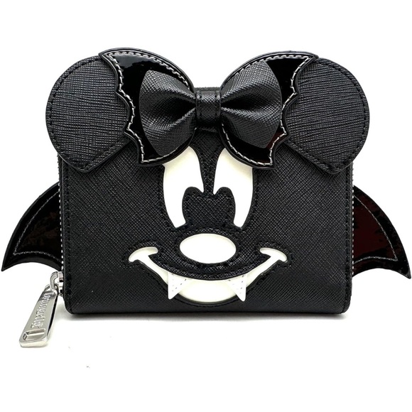 Loungefly Handbags - Loungefly X LASR Exclusive Disney Minnie Bat Zip Wallet